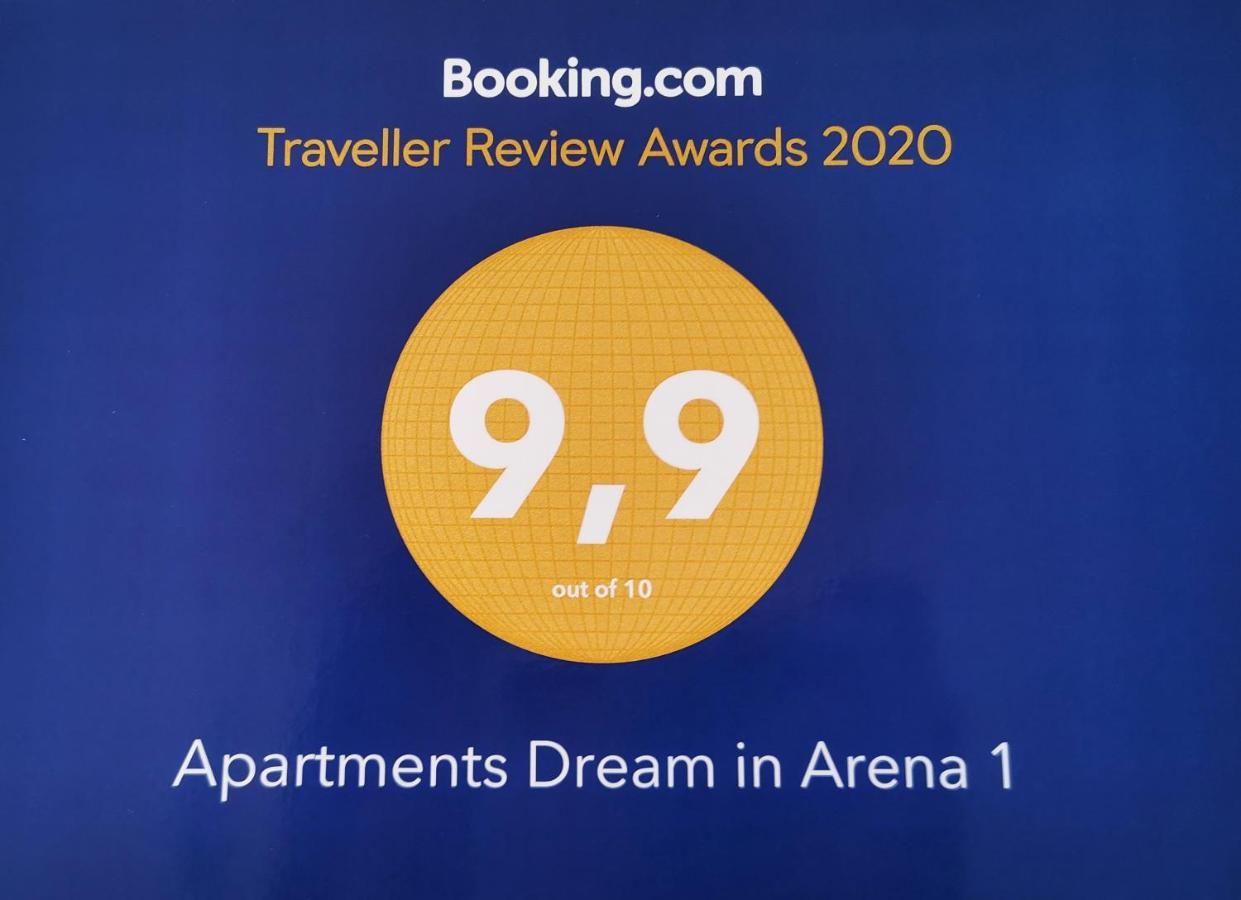 Apartments Dream In Arena 1 Pula Center Free Parking エクステリア 写真